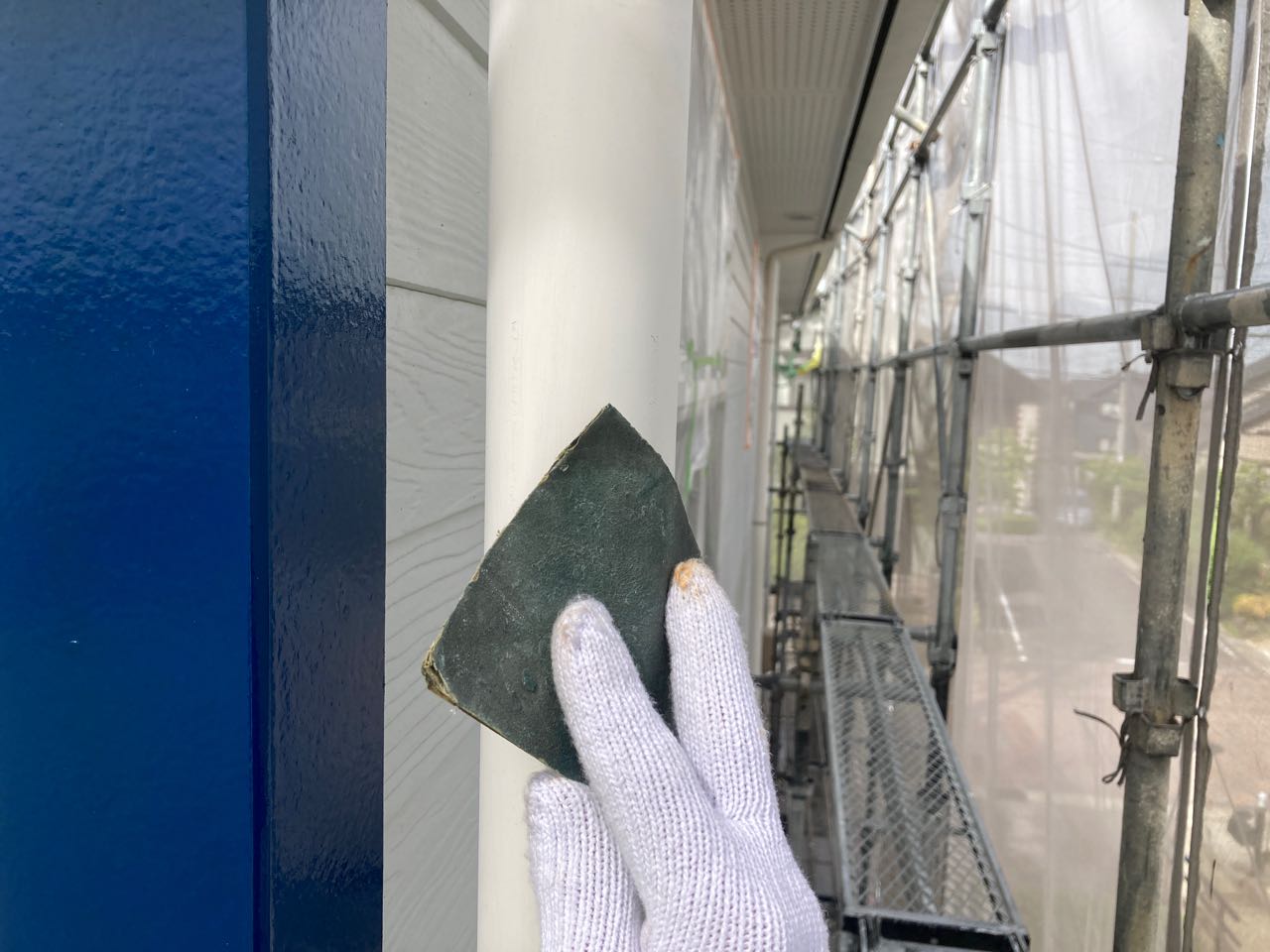 ケレン作業です。