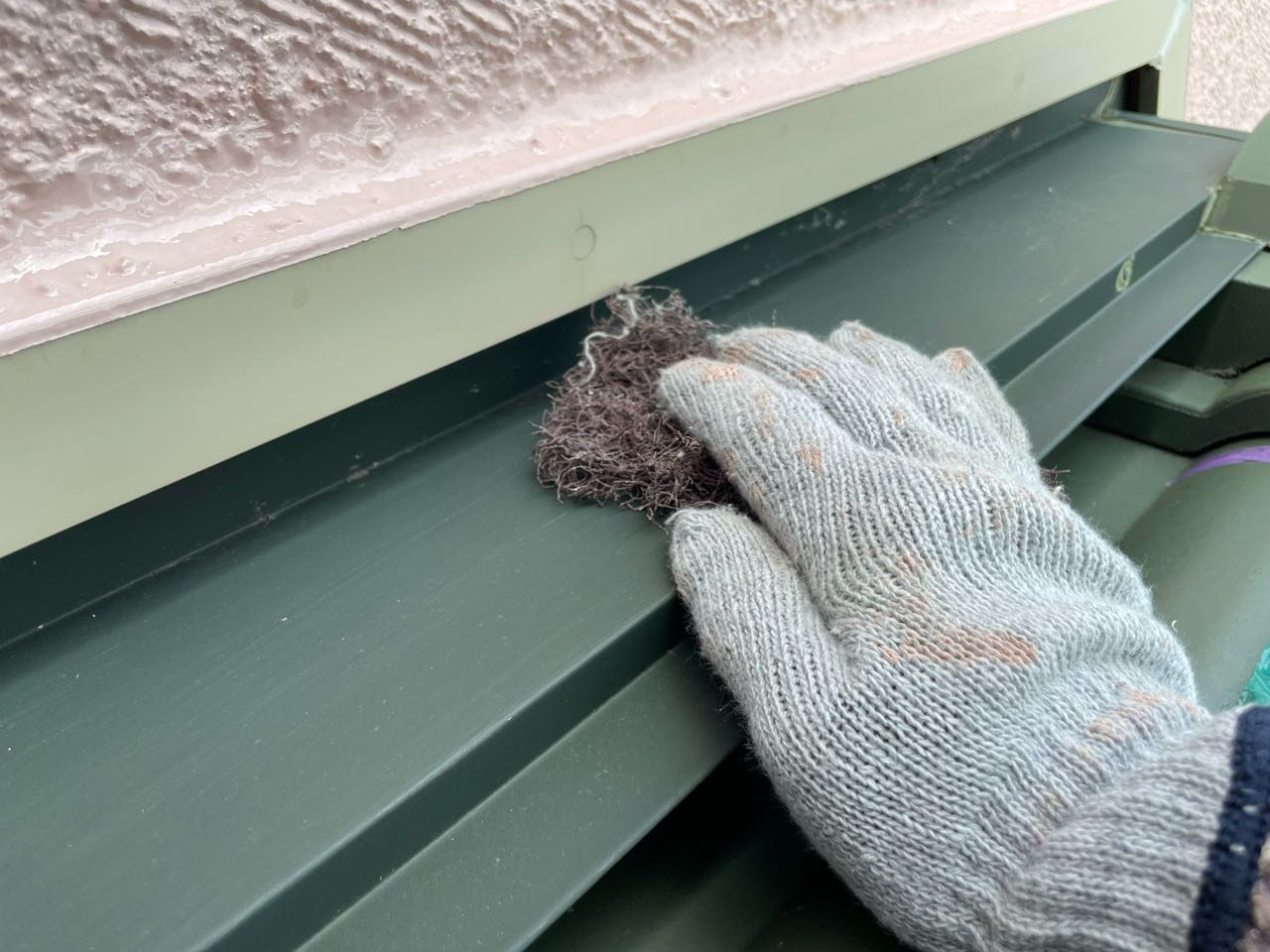 ケレン作業です。