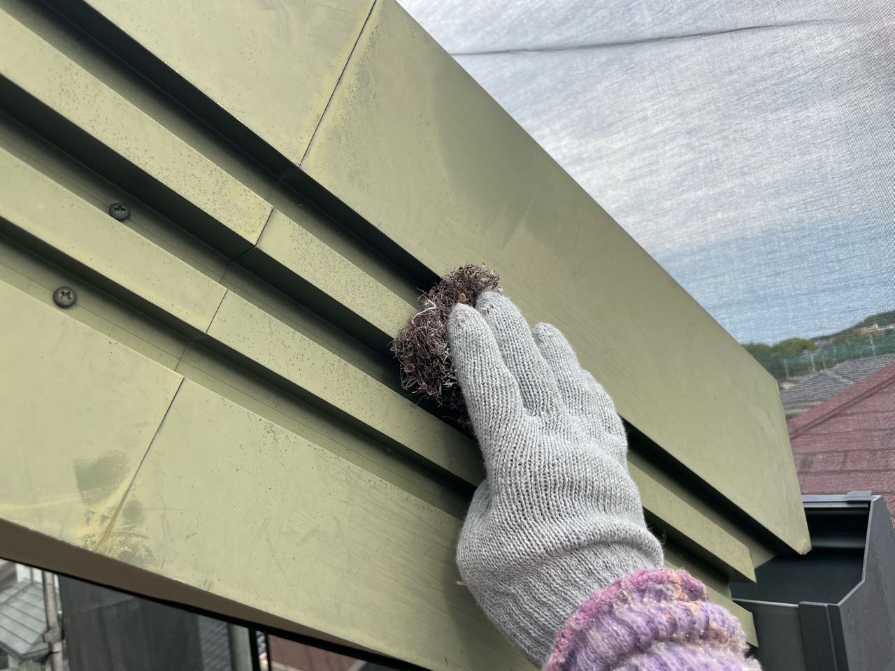 ケレン作業です。