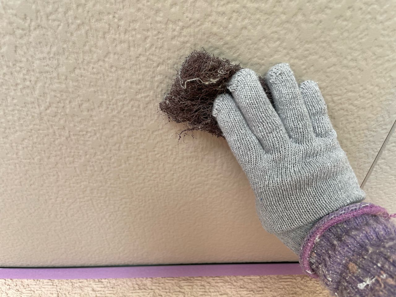 ケレン作業です。