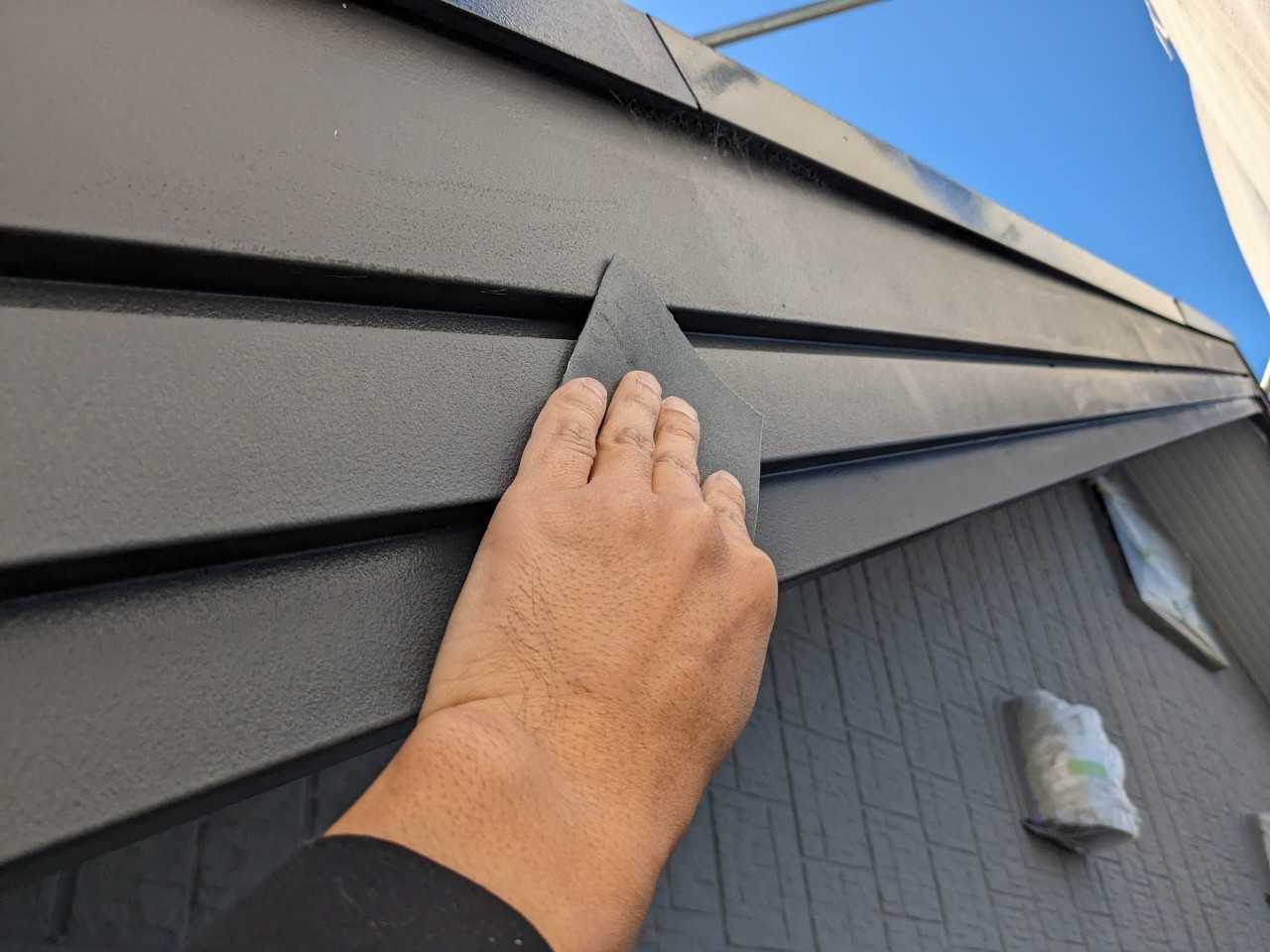 ケレン作業です。