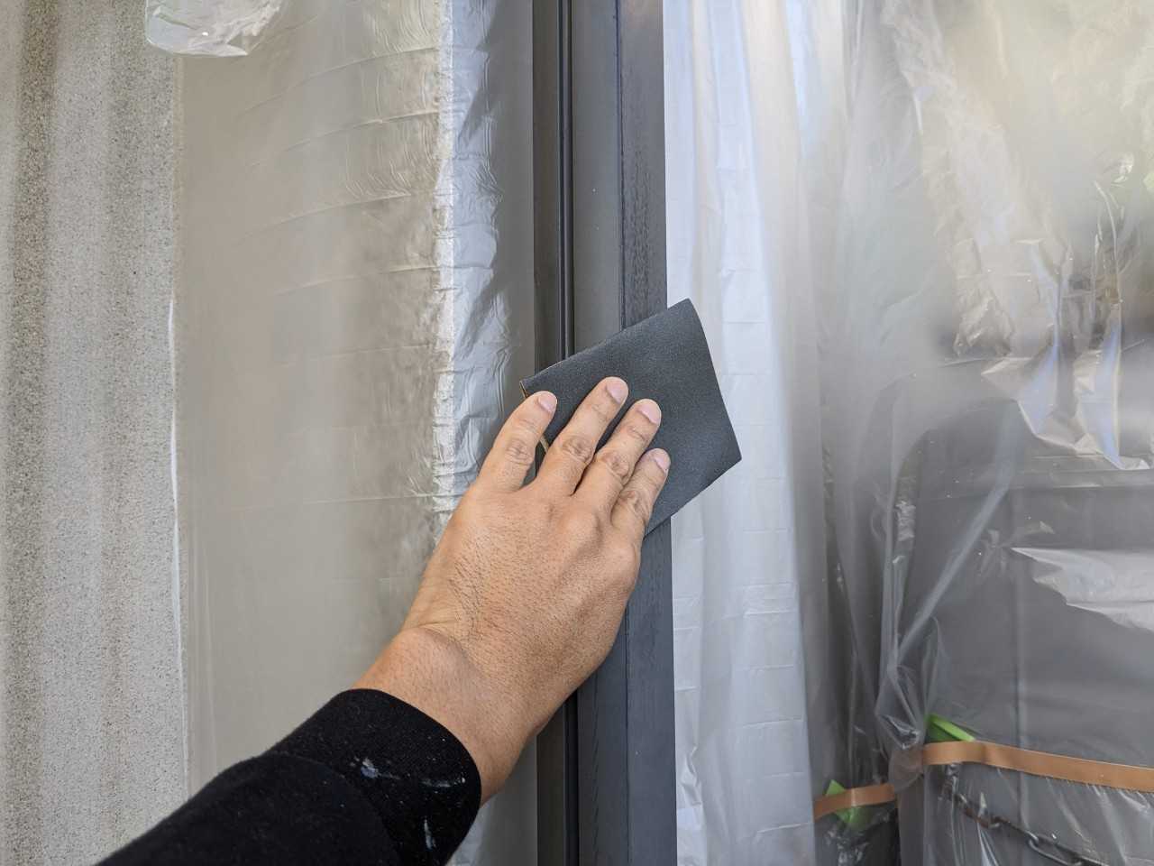 ケレン作業です。