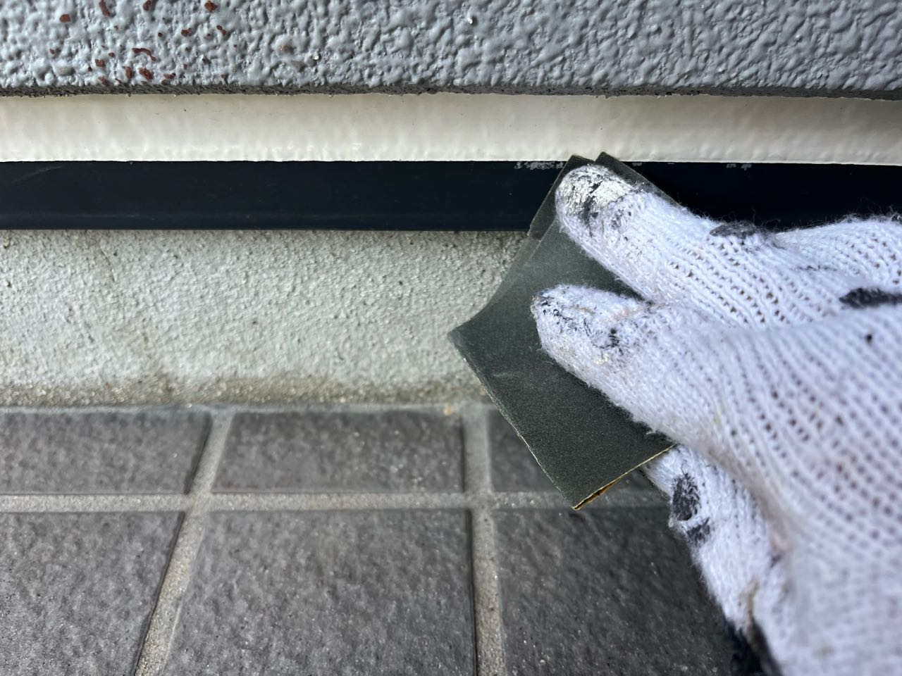 ケレン作業です。