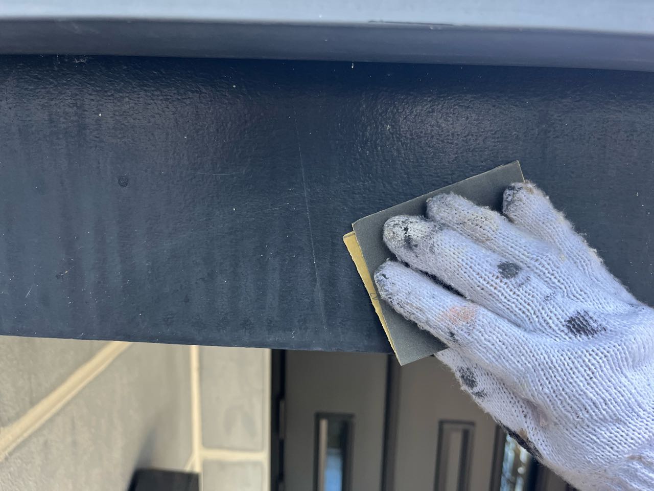 ケレン作業です。