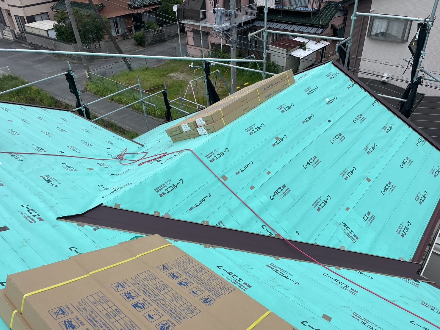 ルーフィングです。