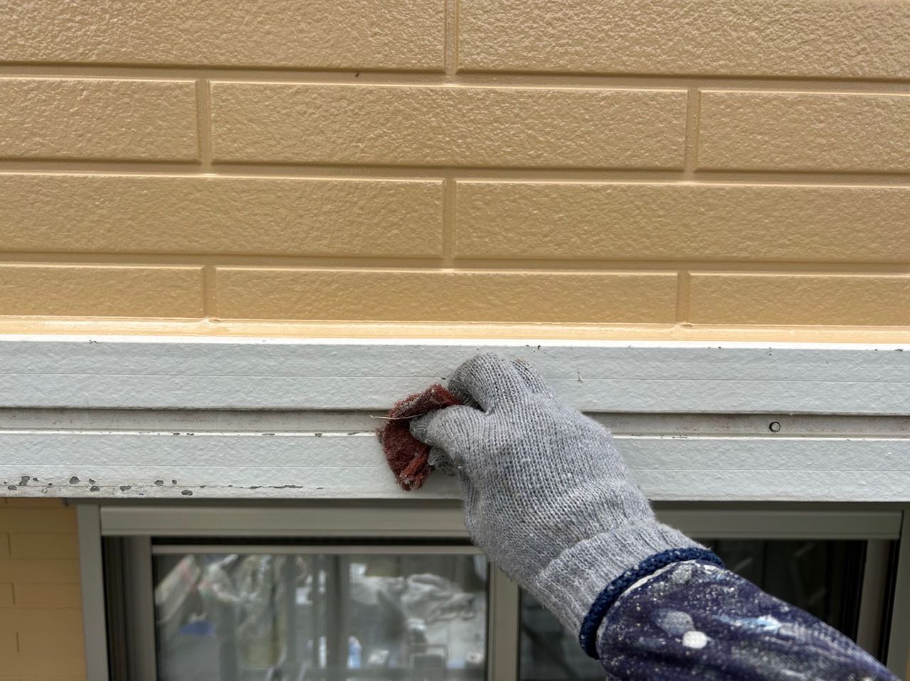 ケレン作業です。