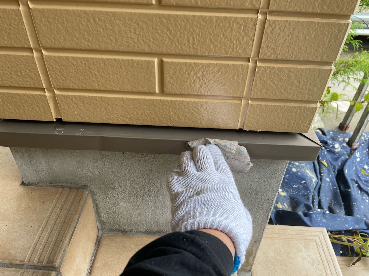 ケレン作業です。