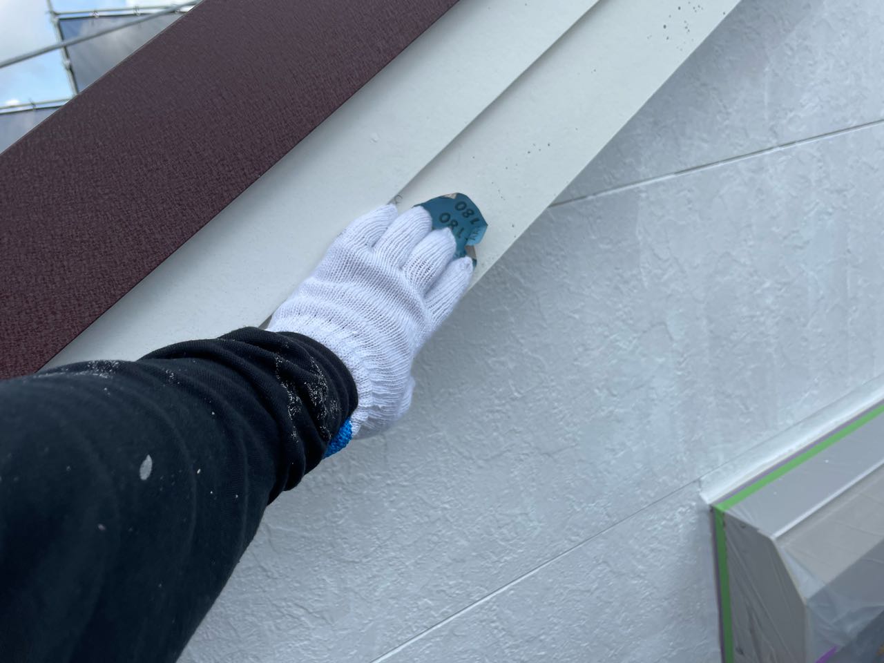 ケレン作業です。