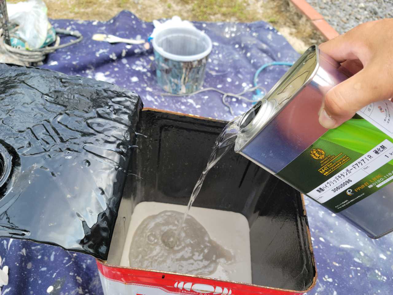 材料検収です。