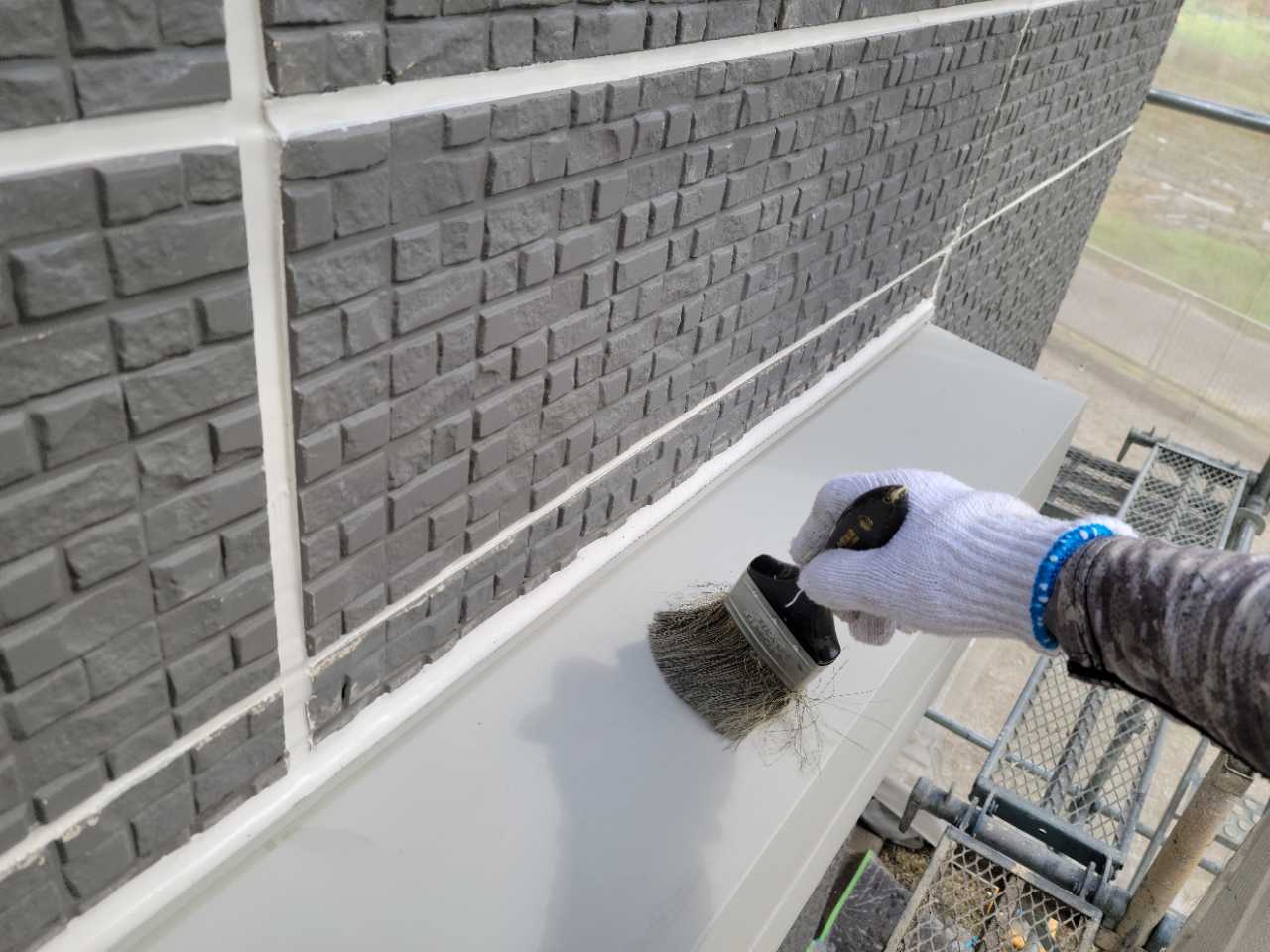 ケレン作業です。