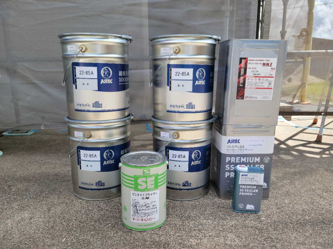 材料検収です。