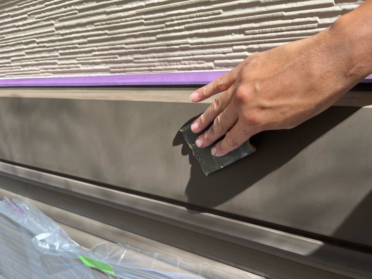 ケレン作業です。