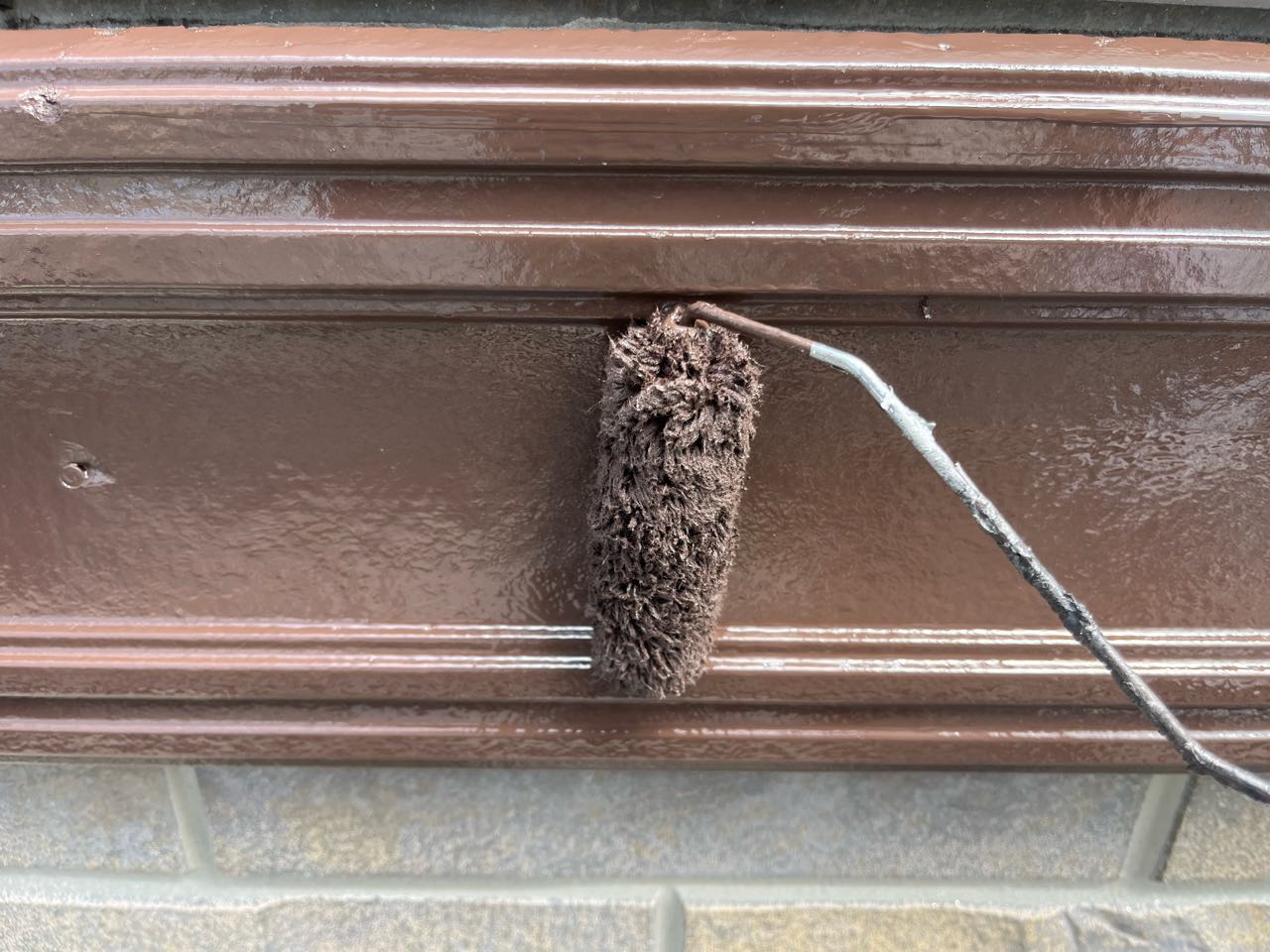 仕上げ塗装2回目です。