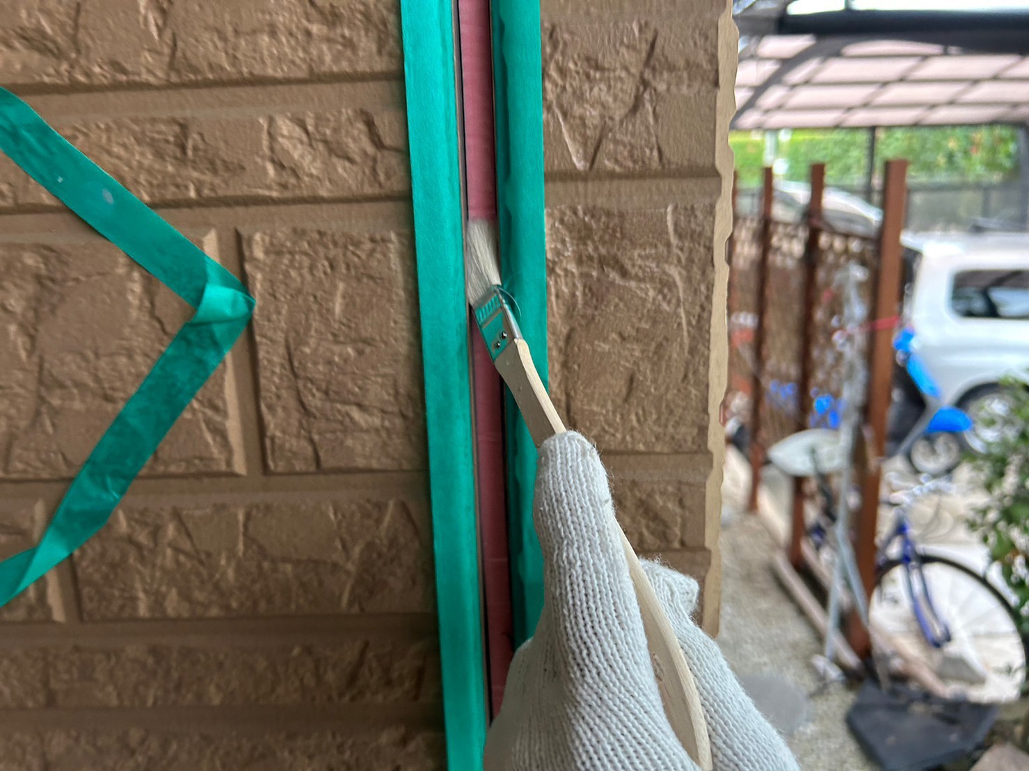 プライマー塗布します。