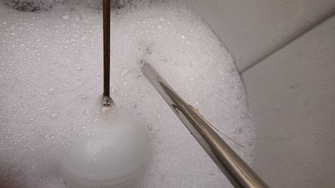 バイオ洗浄原液撹拌。