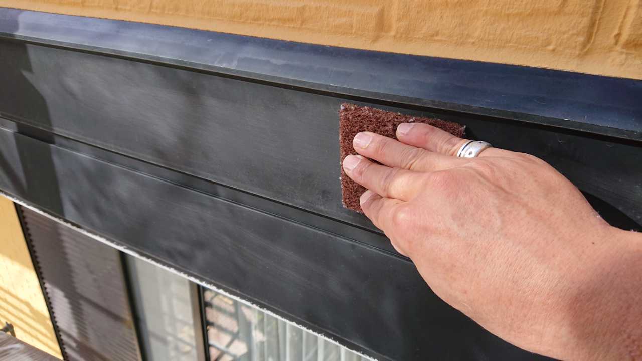 ケレン作業です。