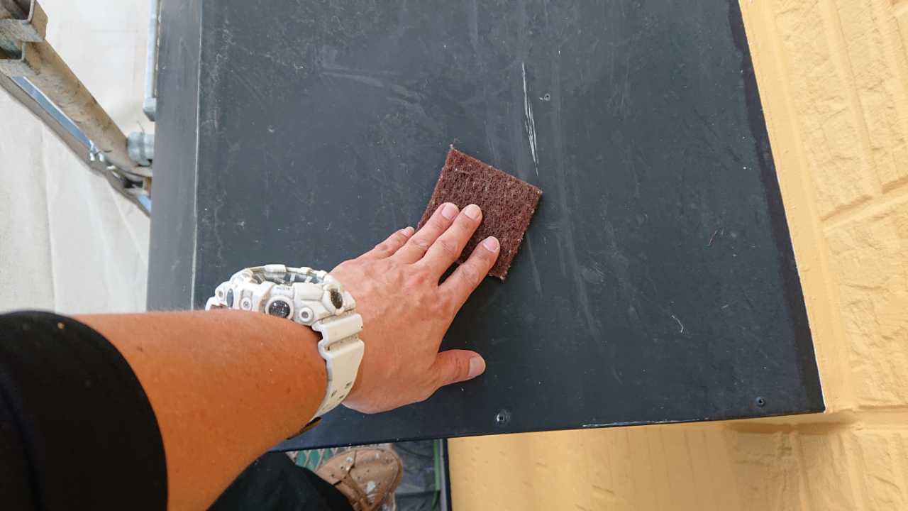 ケレン作業です。