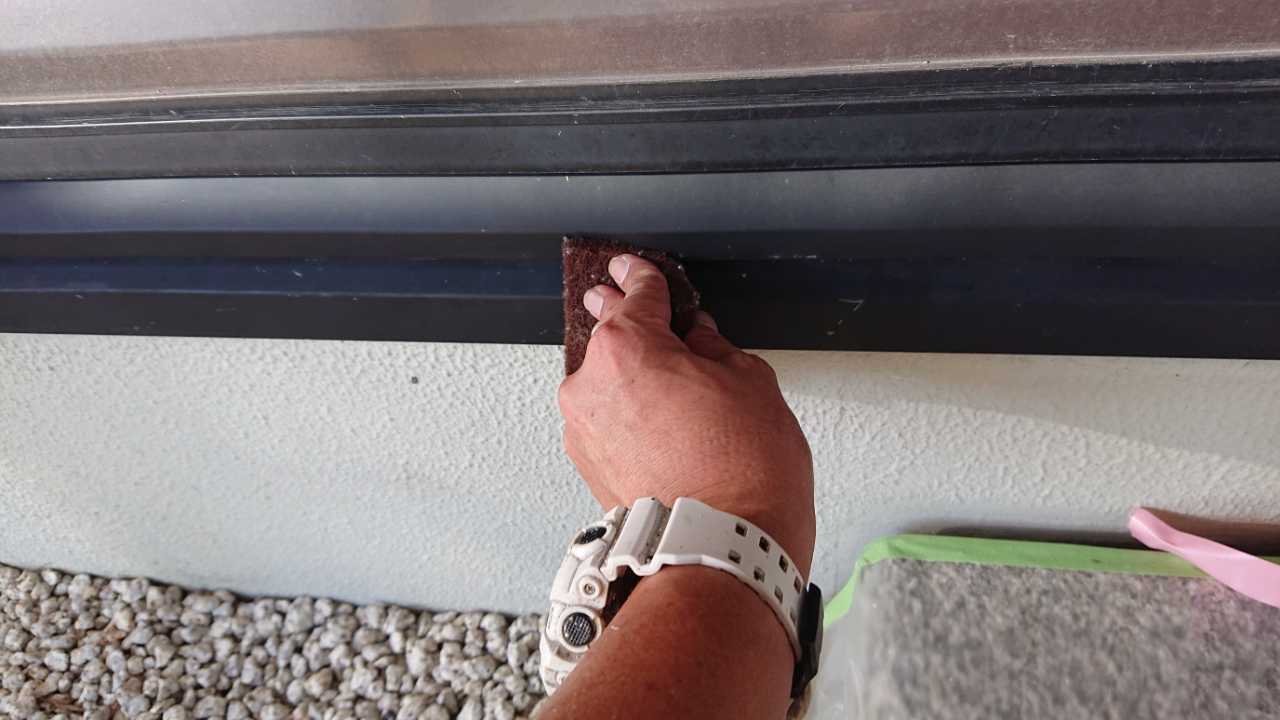 ケレン作業です。