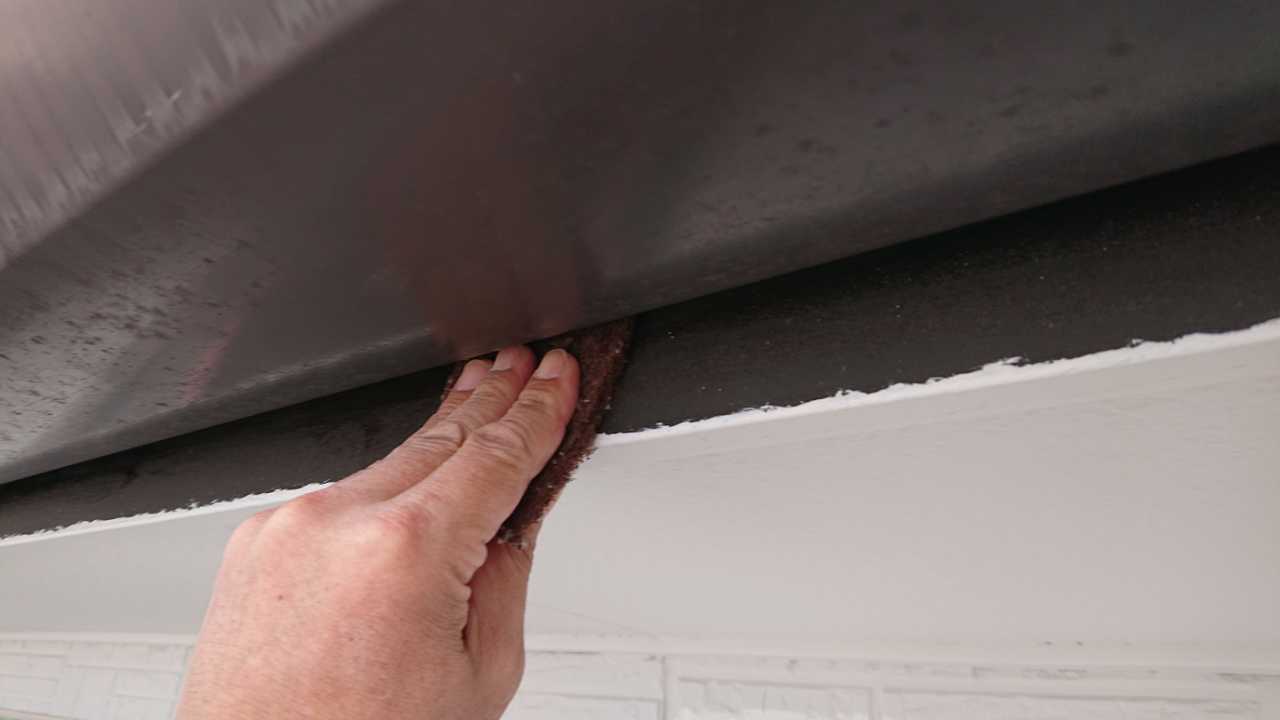 ケレン作業です。