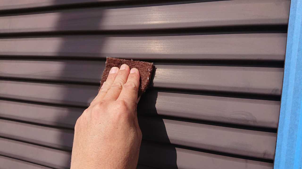 ケレン作業です。