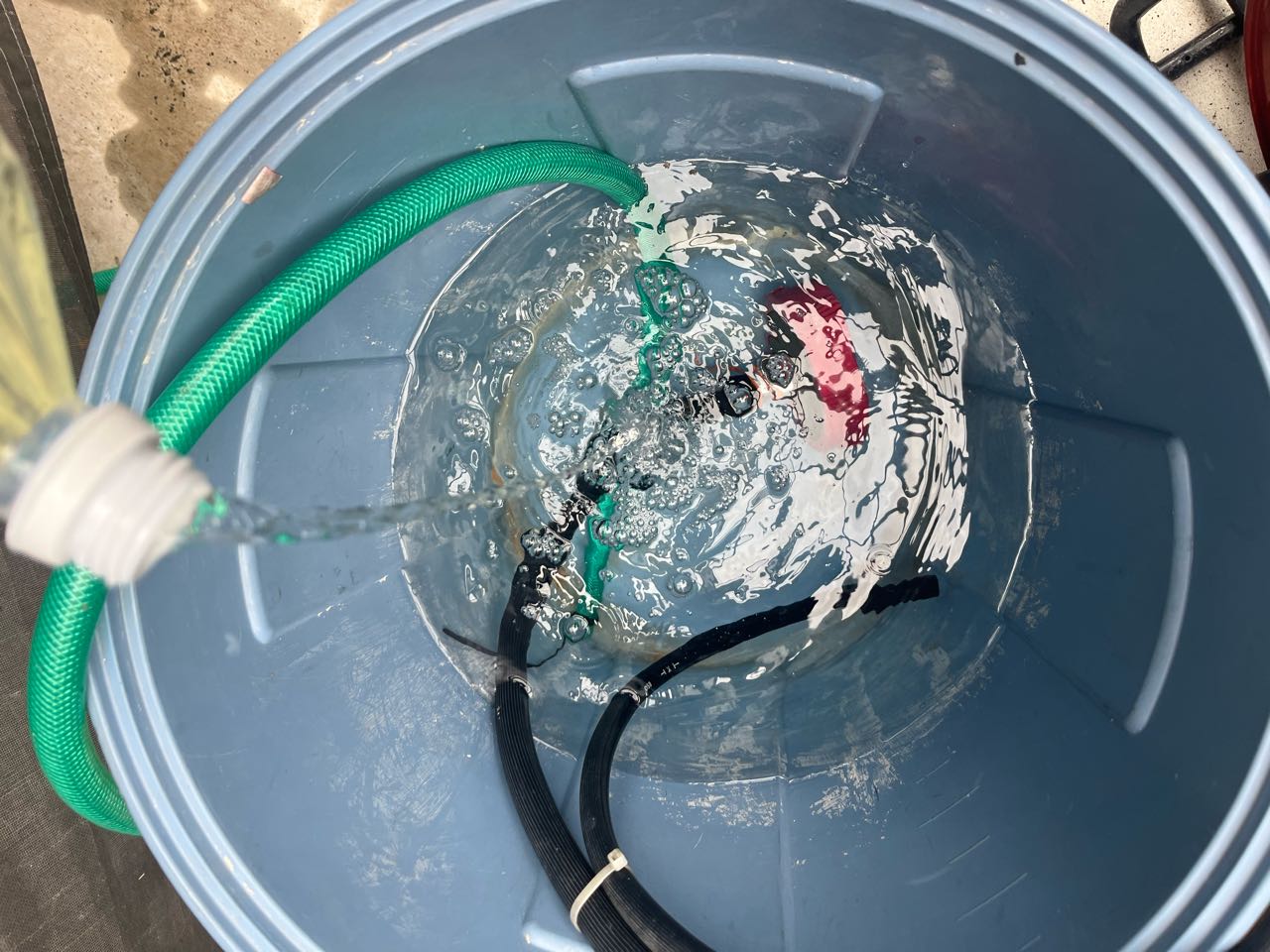 バイオ洗浄原液混入。