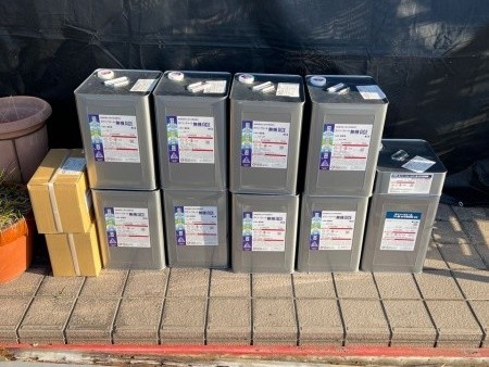 材料検収です。