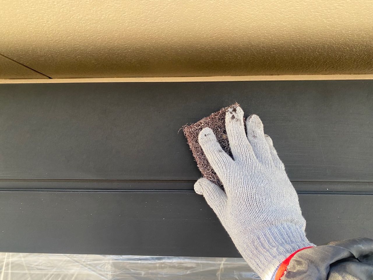 ケレン作業です。