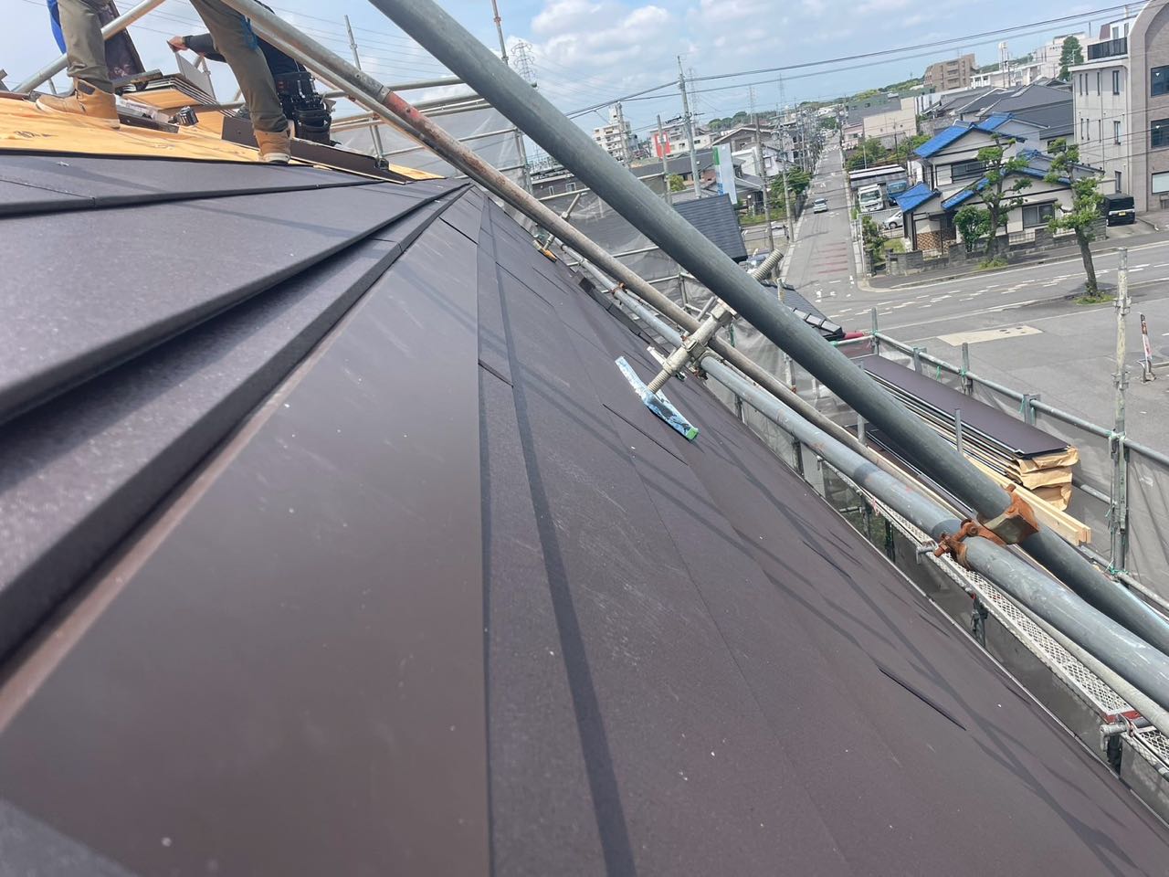 役物の施工です。