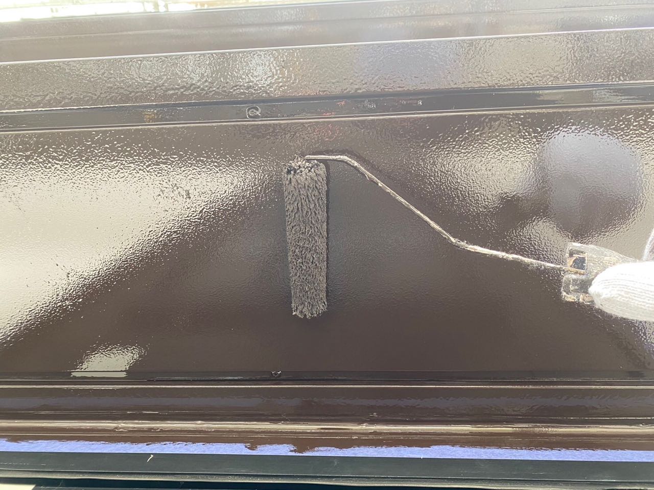 仕上げ塗装2回目です。