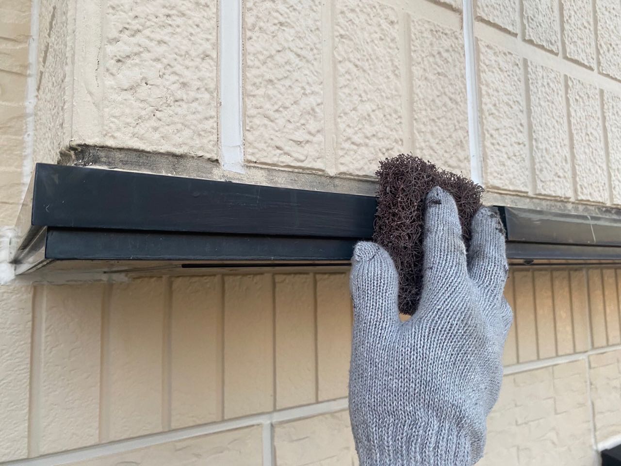 ケレン作業です。