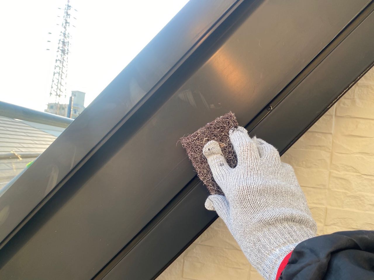 ケレン作業です。