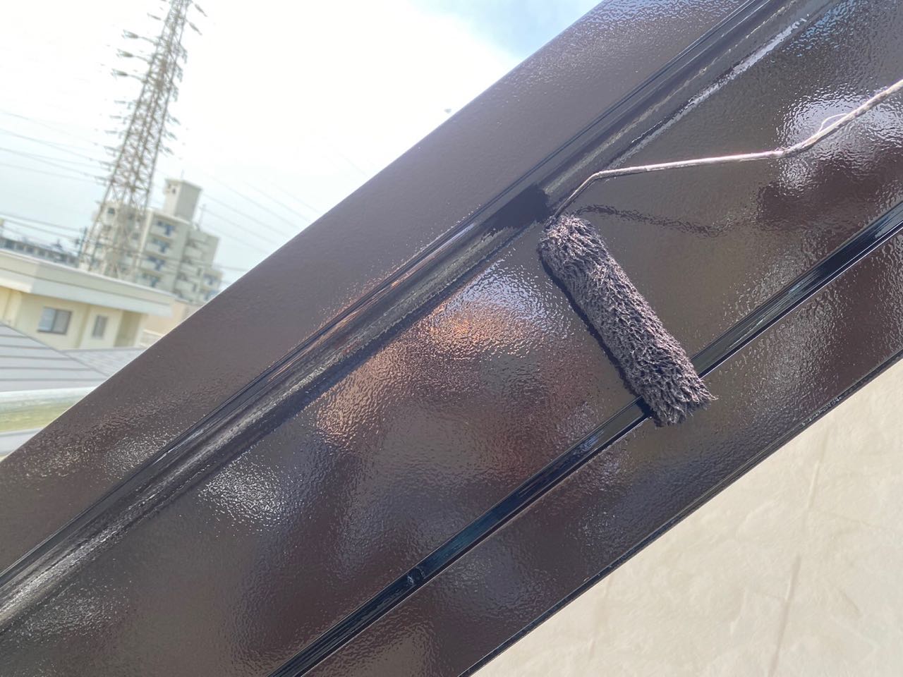 仕上げ塗装2回目です。