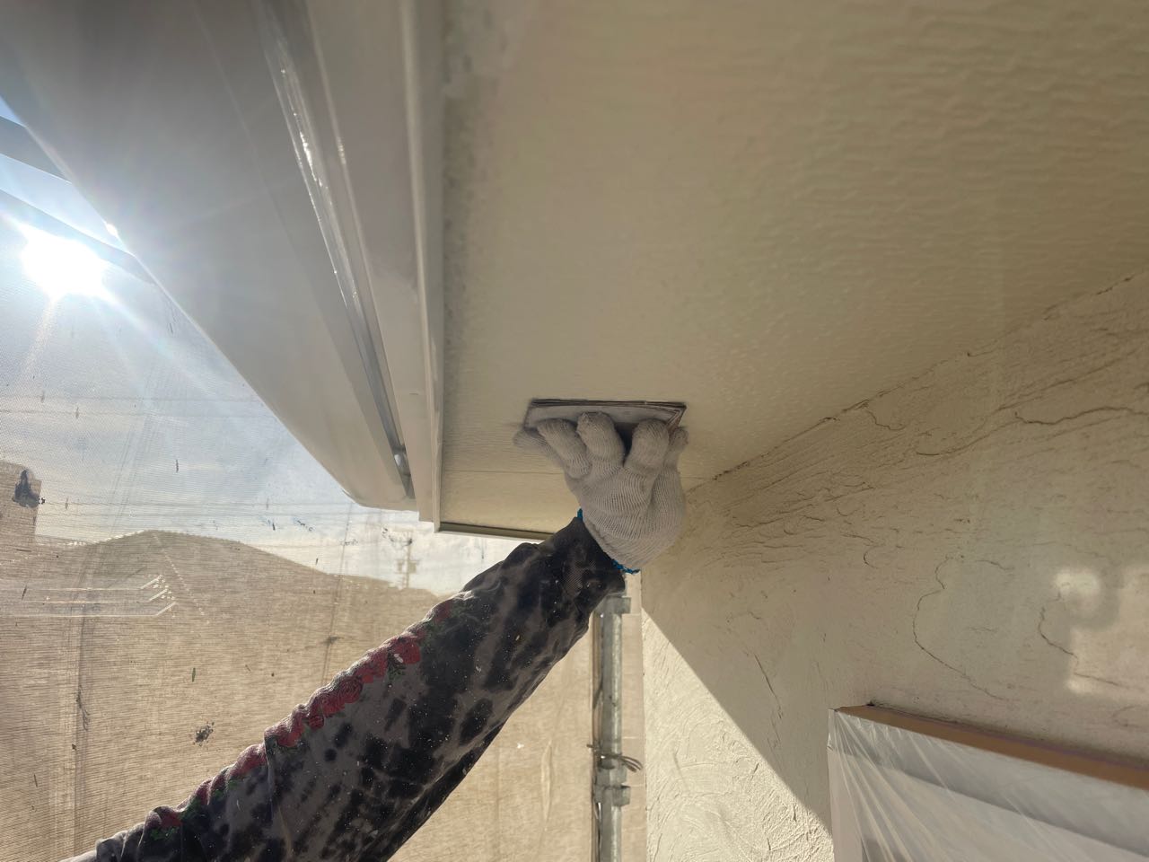 ケレン作業です。