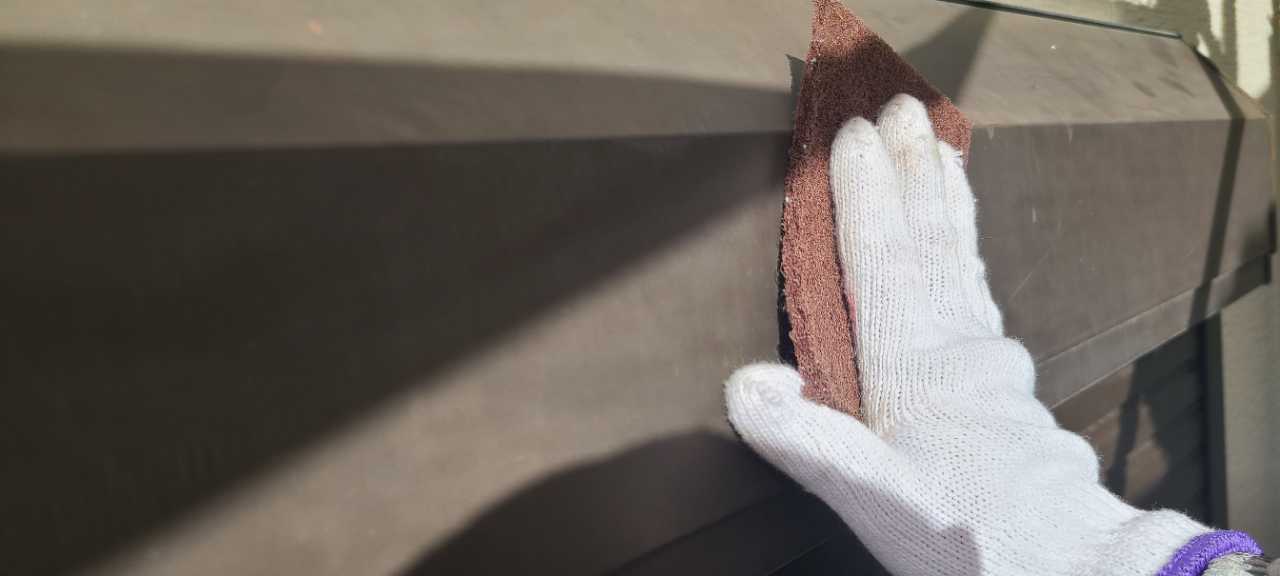 ケレン作業です。