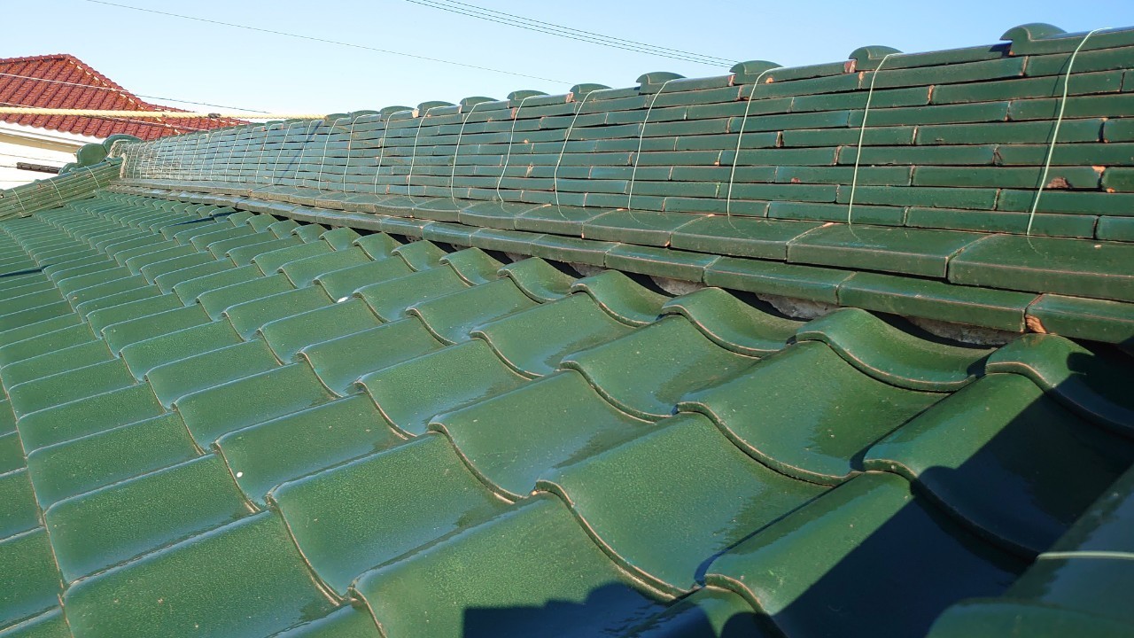 大棟施工前です。