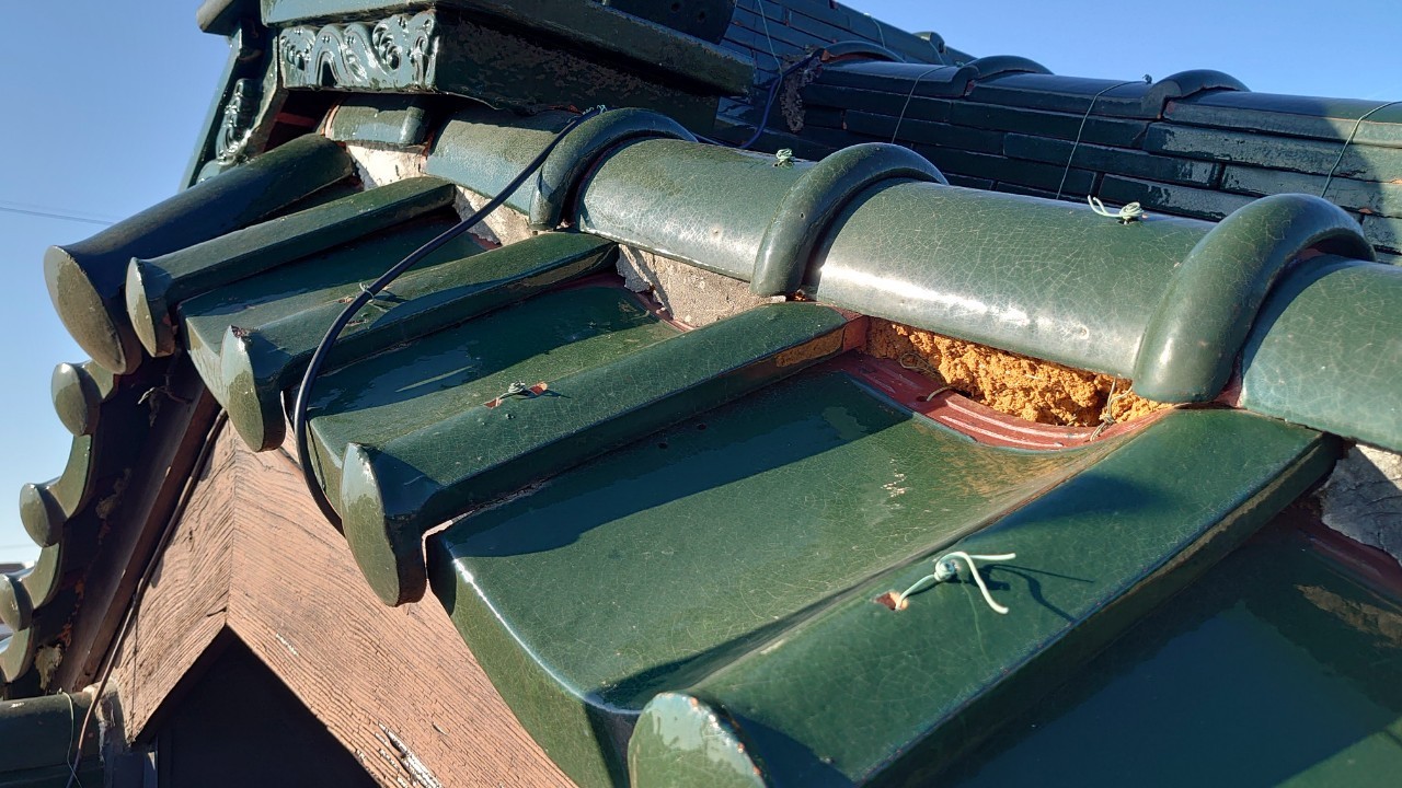 隅棟施工前です。