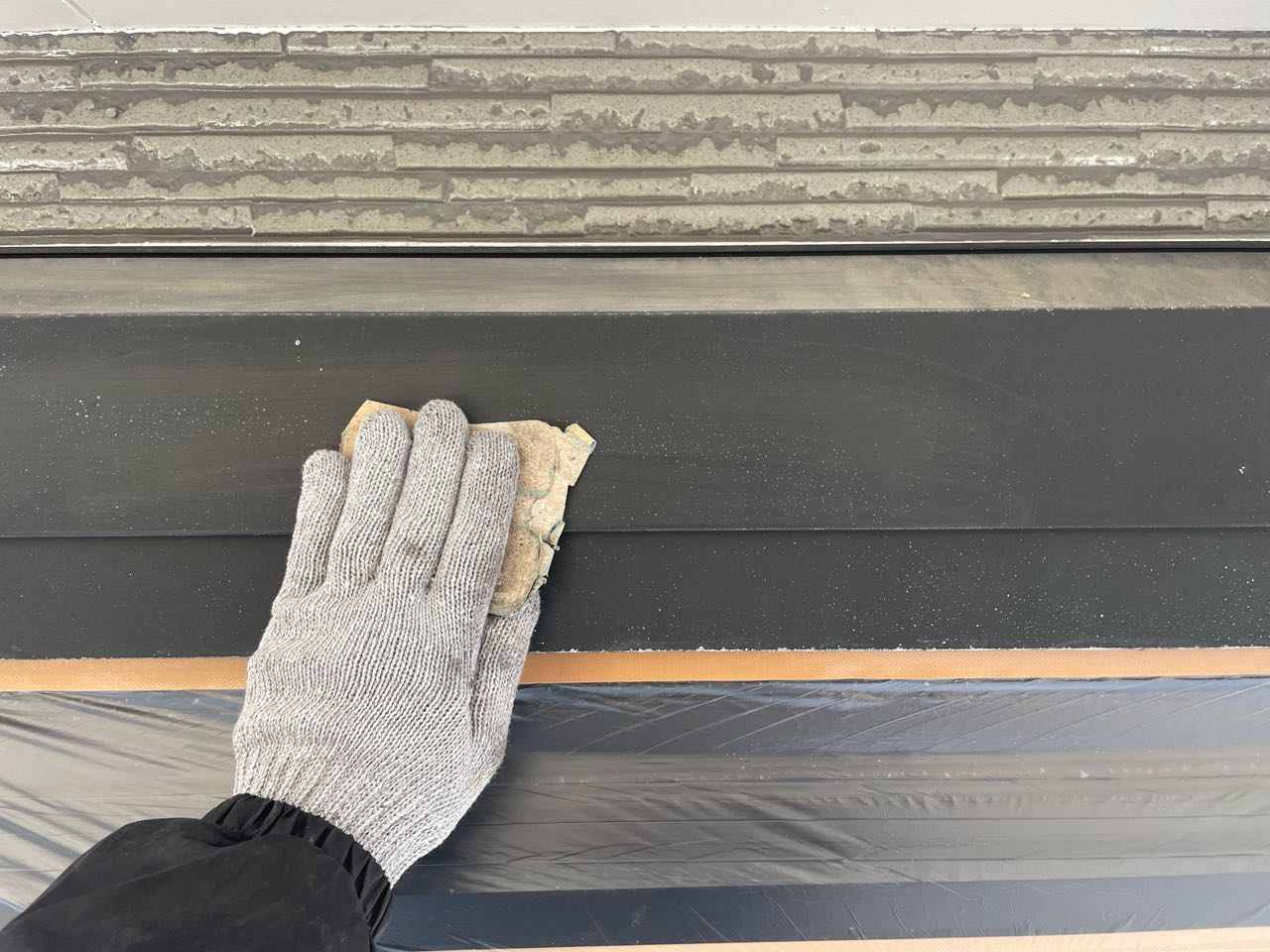 ケレン作業です。