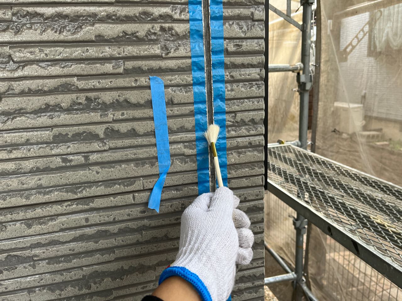 プライマー塗布します。