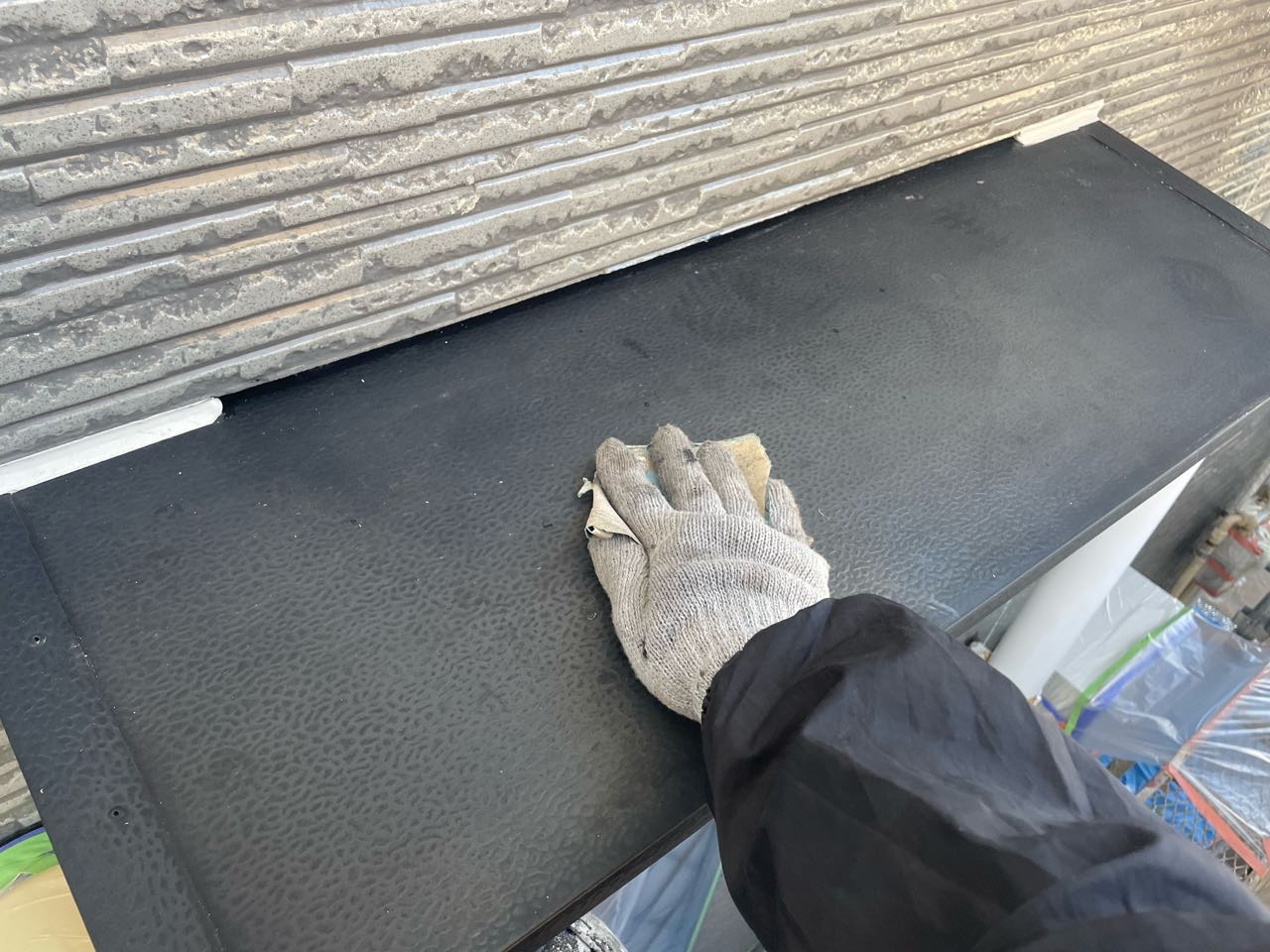 ケレン作業です。