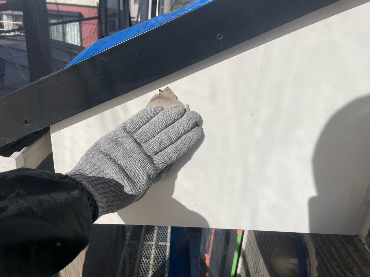 ケレン作業です。