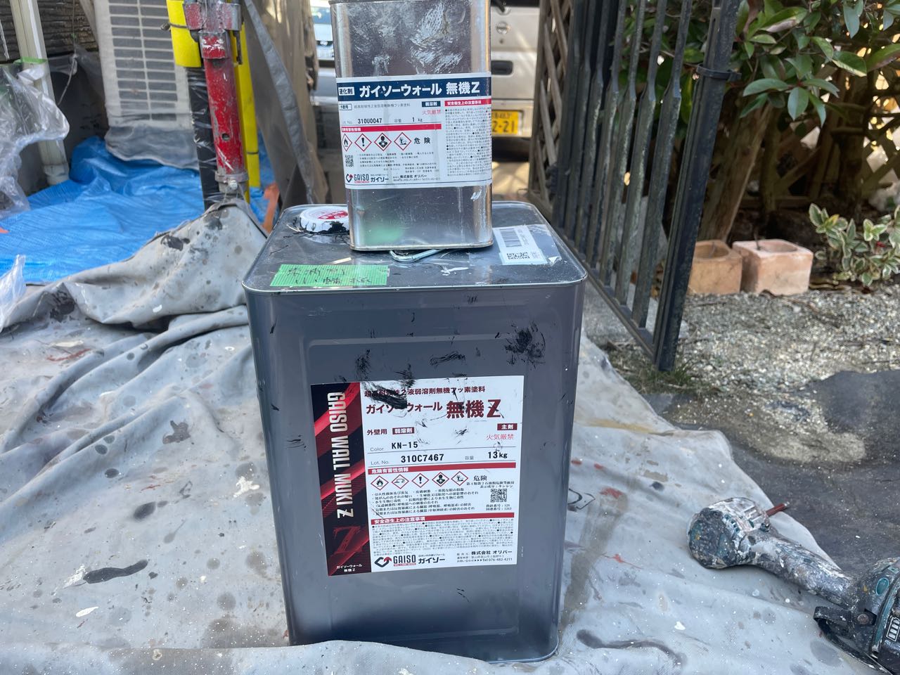 材料検収です。