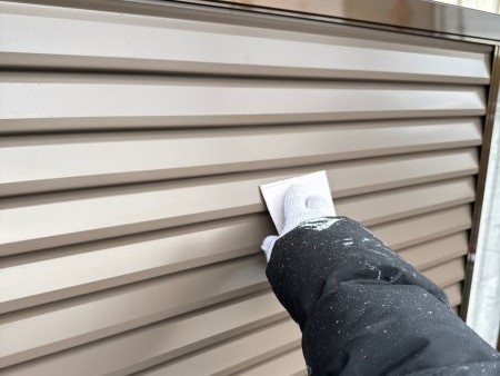 ケレン作業です。