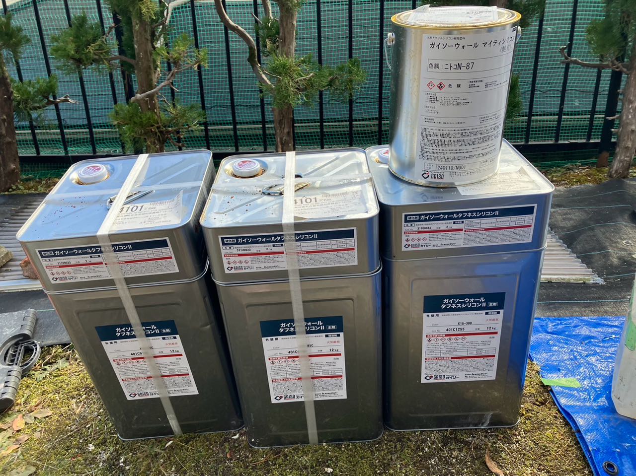 材料検収です。