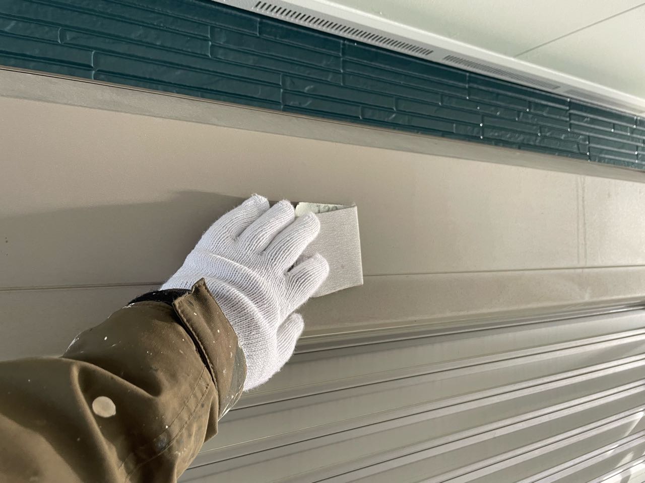 ケレン作業です。