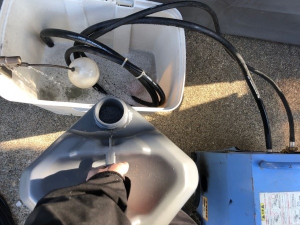 バイオ洗浄原液混入。