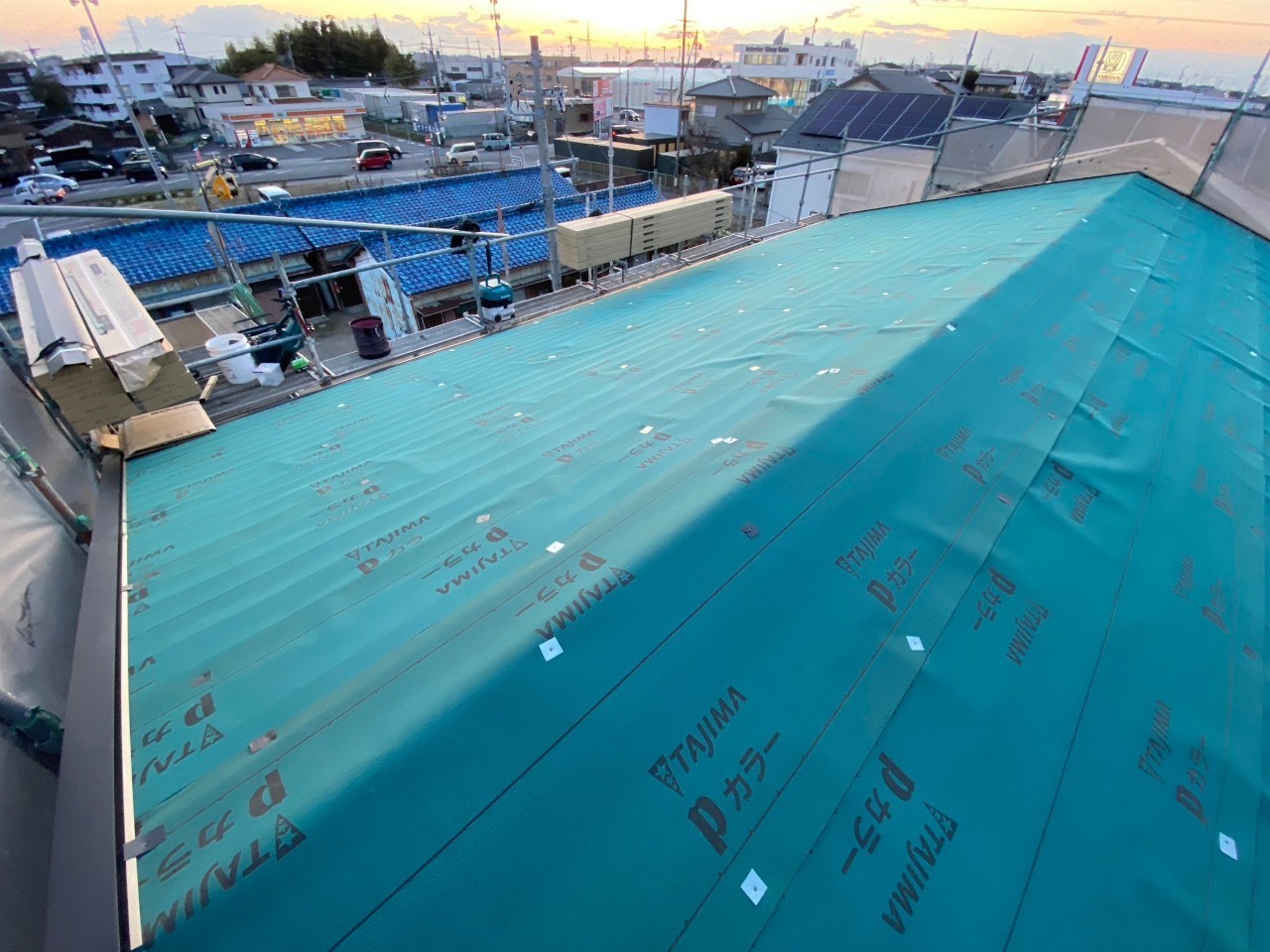 ルーフィングです。