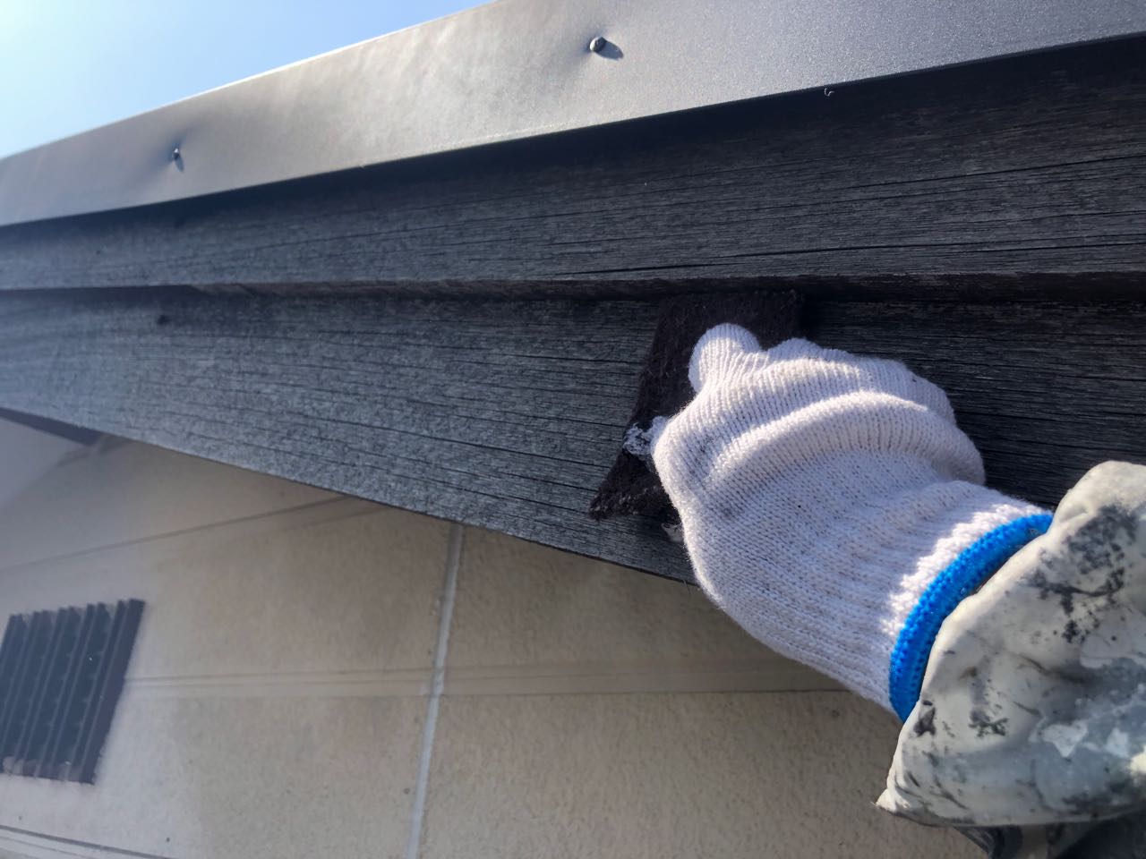 ケレン作業です。