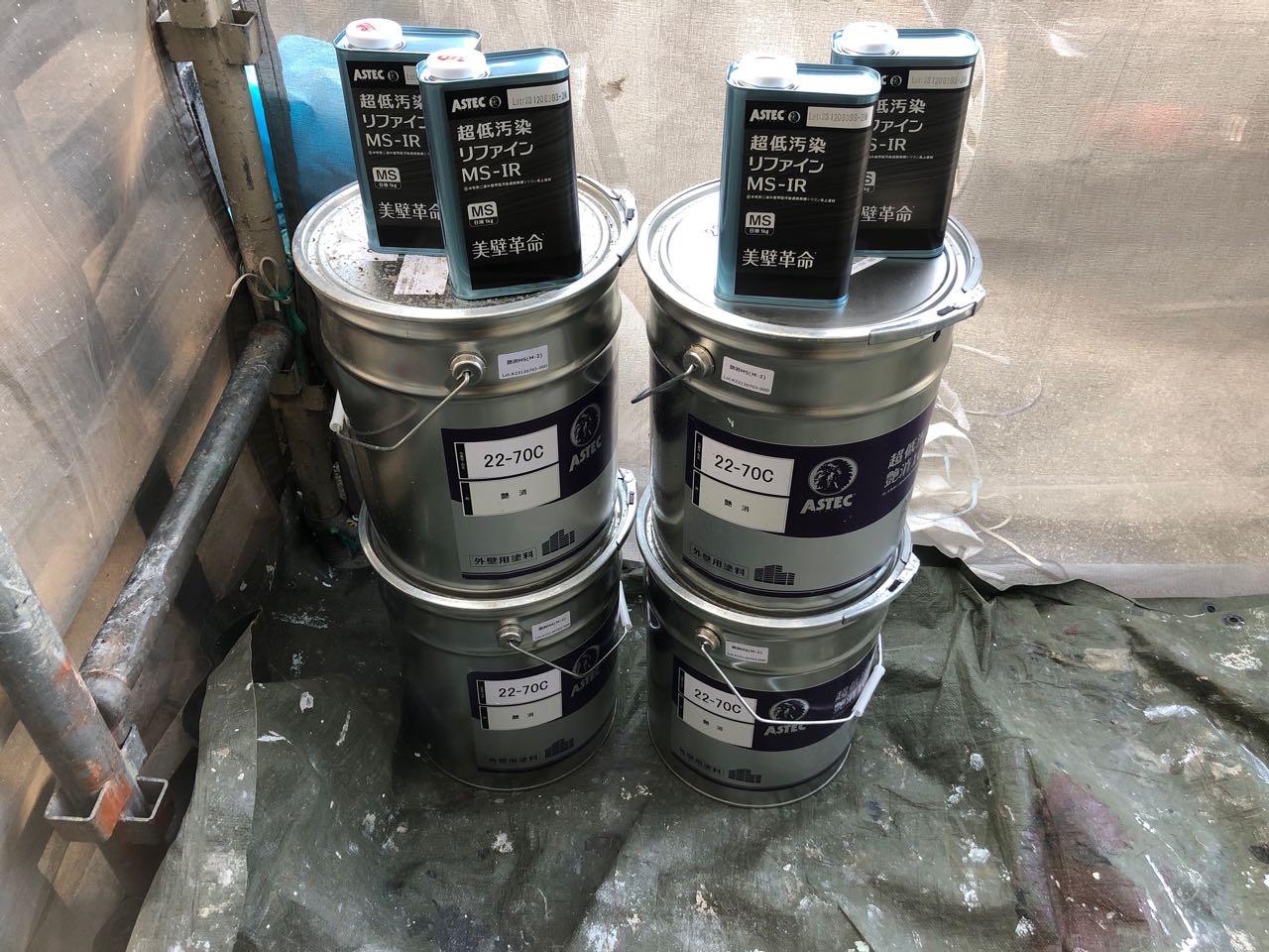 材料検収です。