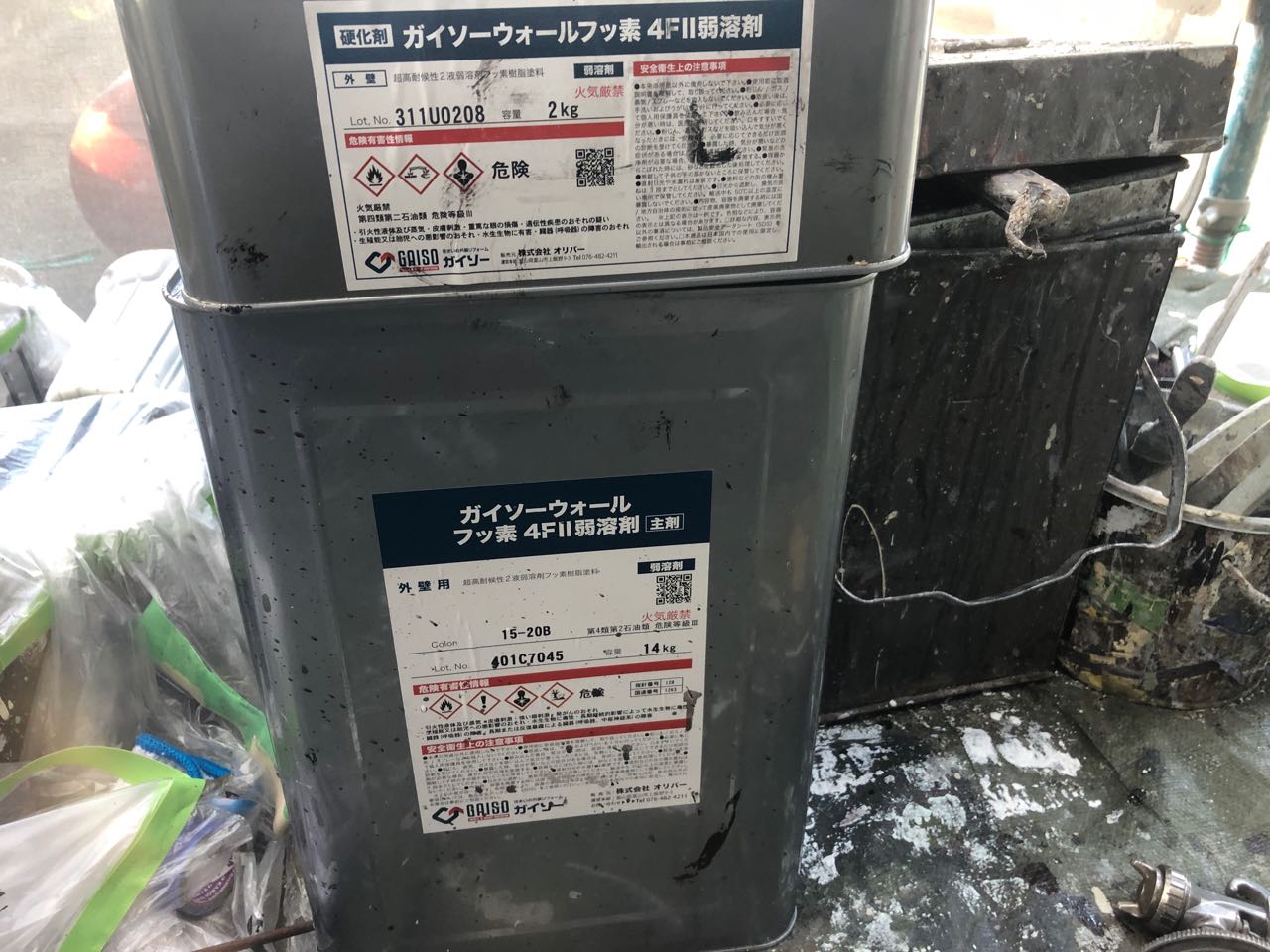 材料検収です。