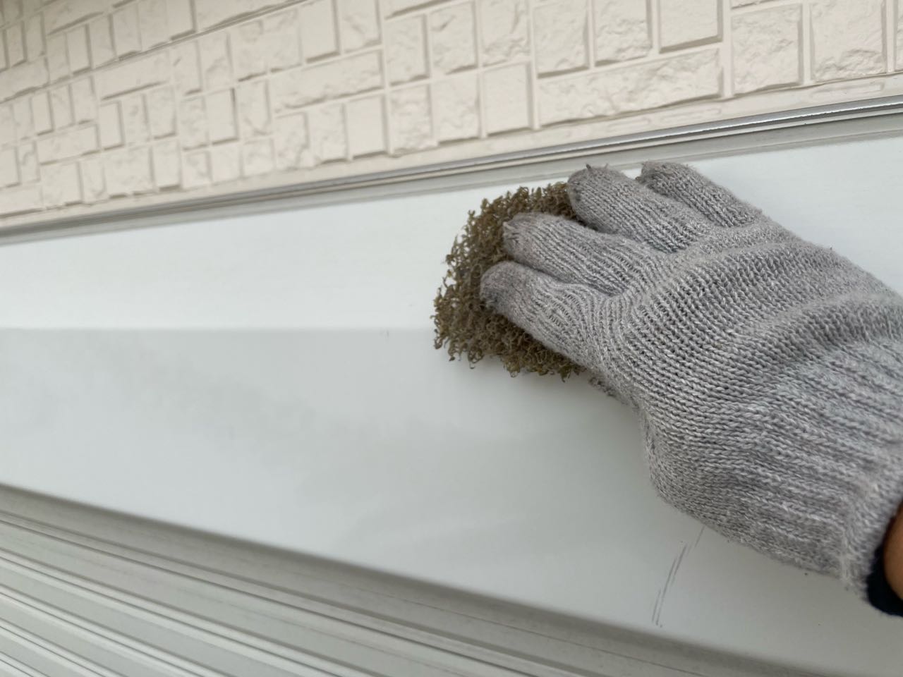 ケレン作業です。